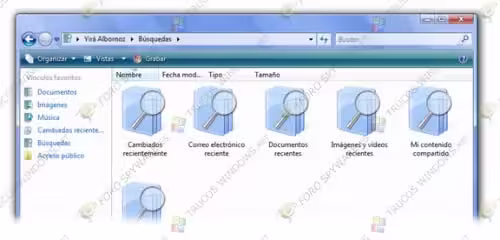 Carpetas inteligentes en Windows Vista
