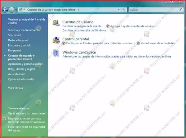 CUENTAS DE USUARIOS Y PROTECCION INFANTIL.