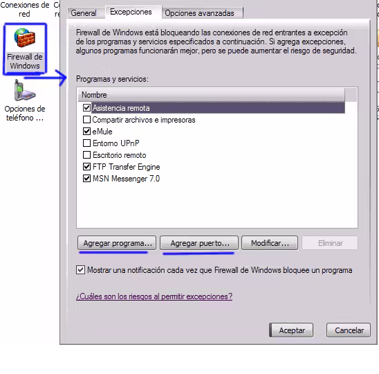 configurar firewall