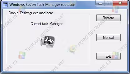 Reemplaza archivos del sistema en Windows 7 Reemplaza archivos del sistema Windows Sev7en File Replacer