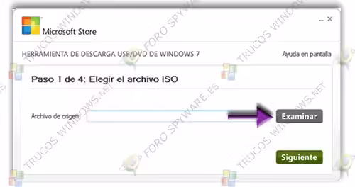 Microsoft Store Herramienta descarga USB