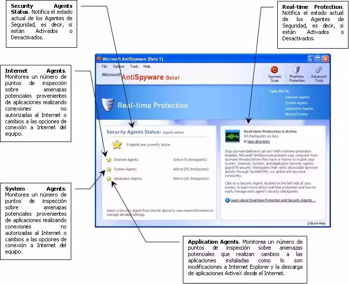Instalacion y configuracion de Microsoft AntiSpyware