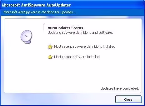 Instalacion y configuracion de Microsoft AntiSpyware