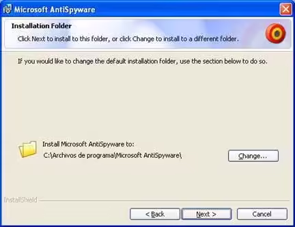 Instalacion y configuracion de Microsoft AntiSpyware