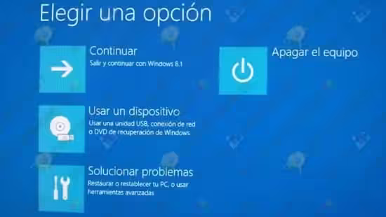 Entorno de recuperación de Windows Entorno de recuperación de Windows