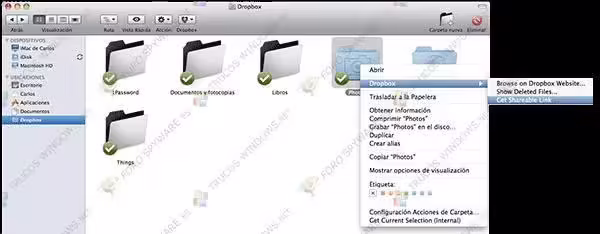 carpetas dropbox