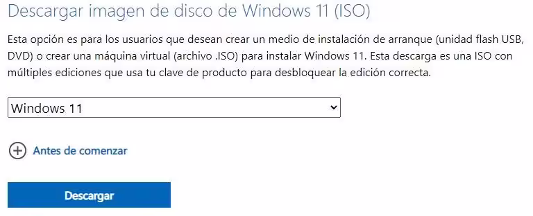 Bajar ISO Windows 11