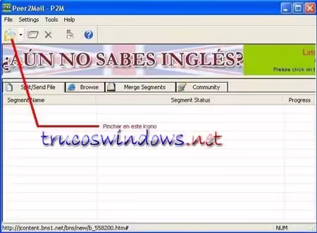 subir archivos con P2M