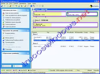 Redimensionar y crear nueva particion usando PartitionMagic FAT o NTFS