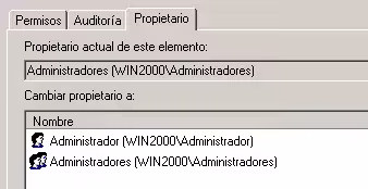 Permisos seguridad y usuarios en Windows Propietario - Permisos en Windows XP
