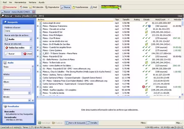 Configurar Shareaza Buscar Shareaza