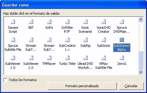 Convertir subtitulos