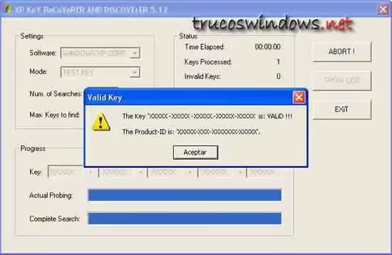 Instalar SP1 cambiando número de serie al Windows XP Instalar SP1 cambiando número de serie al Windows XP