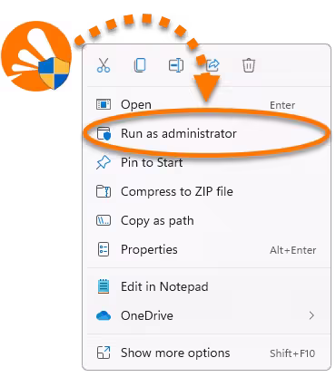 Ejecutar el instalador de Avast Ejecutar como administrador el instalador de Avast Free Antivirus