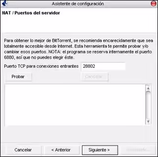 Configuración de Azureus