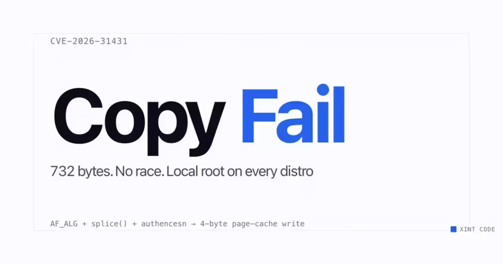 Copy Fail, la última gran vulnerabilidad en el kernel de Linux Copy Fail, la última gran vulnerabilidad en el kernel de Linux