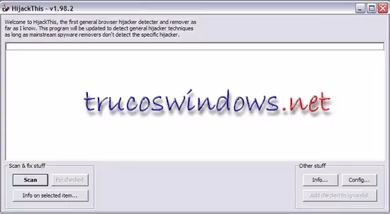 Manual de uso HijackThis Manual HijackThis