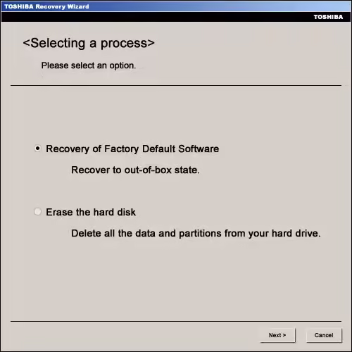 Recuperar portátil Toshiba - Toshiba Recovery Wizard Recuperar portátil Toshiba - Toshiba Recovery Wizard