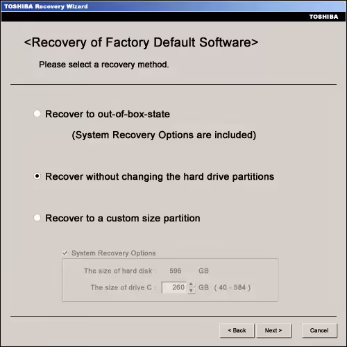 Recuperar portátil Toshiba - Toshiba Recovery Wizard Recuperar portátil Toshiba - Toshiba Recovery Wizard