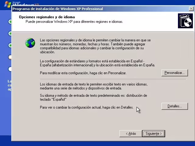 Instalación de Windows XP Instalación de Windows XP