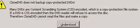 Clone DVD aviso dvd