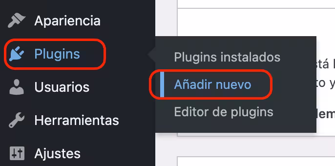 Cómo instalar Rank Math- Plugins y Añadir nuevo