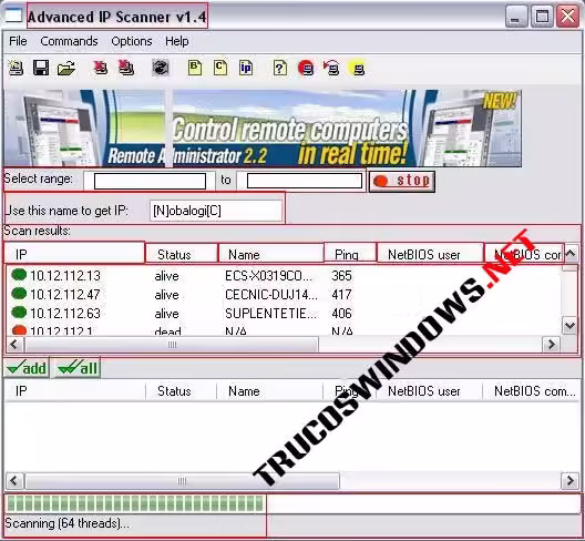 Introduccion a las Redes Inalambricas Viendo IPs