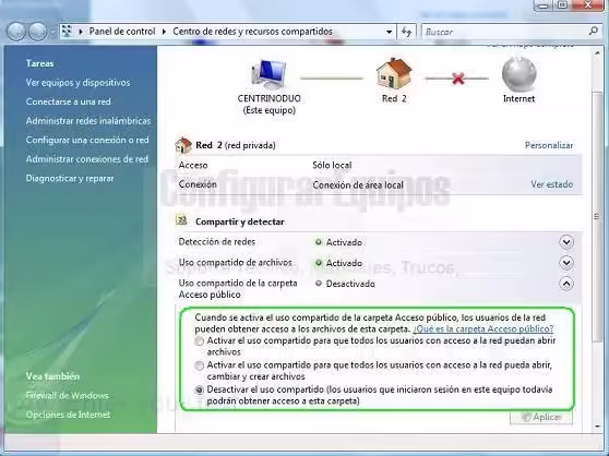 Crear Red entre Windows Vista y Windows XP Crear Red entre Windows Vista y Windows XP