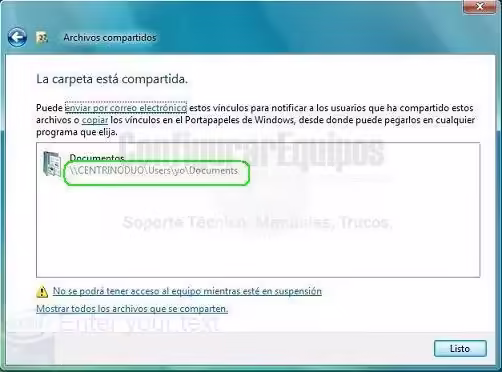 Crear Red entre Windows Vista y Windows XP Crear Red entre Windows Vista y Windows XP