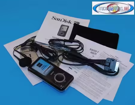 Reproductor MP3 Sandisk Sansa e270 6 GB Foto componentes reproductor MP3 Sandisk Sansa e270 6 GB