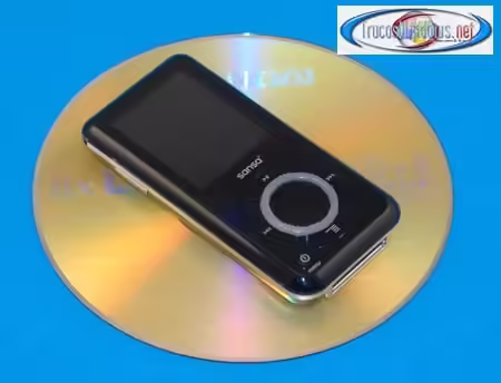 Reproductor MP3 Sandisk Sansa e270 6 GB Foto botón de encendido reproductor MP3 Sandisk Sansa e270 6 GB