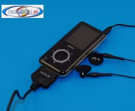 Reproductor MP3 Sandisk Sansa e270 6 GB Foto conectores reproductor MP3 Sandisk Sansa e270 6 GB