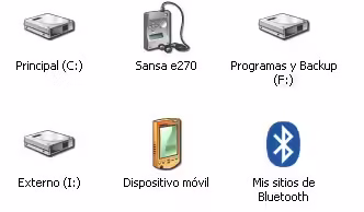 Reproductor MP3 Sandisk Sansa e270 6 GB Dispositivo reproductor MP3 Sandisk Sansa e270 6 GB en Mi PC