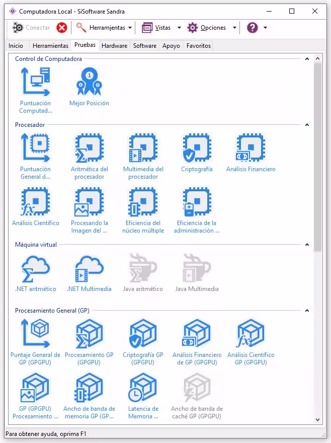 SiSoft Sandra - Pruebas SiSoft Sandra - Pruebas