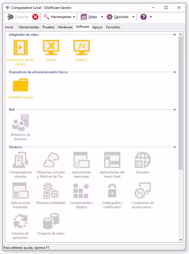 SiSoft Sandra - Software SiSoft Sandra - Software