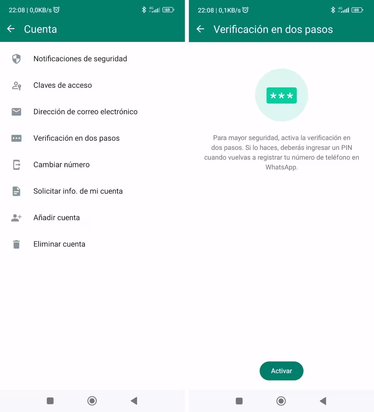 verificación en dos pasos-WhatsApp verificación en dos pasos -WhatsApp