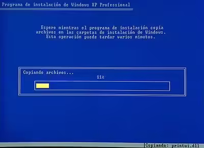 Reinstalar Windows XP