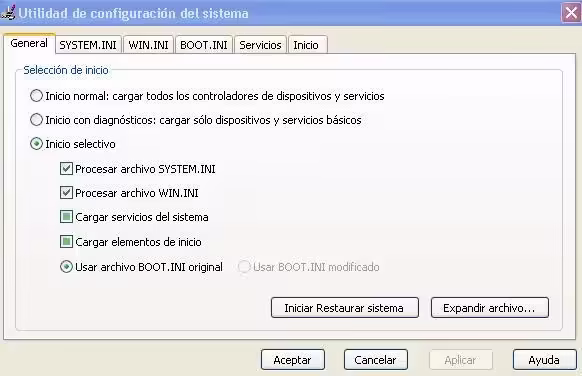 restaurar archivos