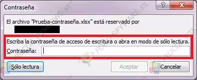 Proteger con contraseña archivo Excel 2010 Proteger con contraseña archivo Excel 2010