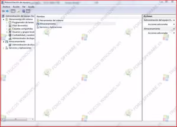 Como administrar las particiones en Windows vista desde administración de discos
