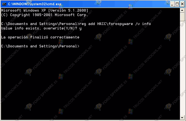 Editor del Registro de Windows