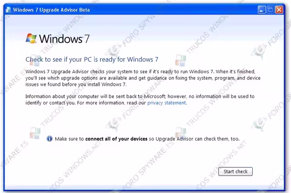 Windows 7 Upgrade Advisor