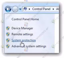 Crear un punto de restauración de sistema en Windows 7