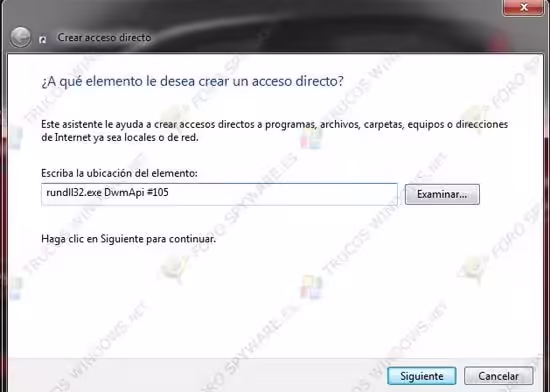 Crea un enlace directo en el escritorio-Flip 3D Flip 3D