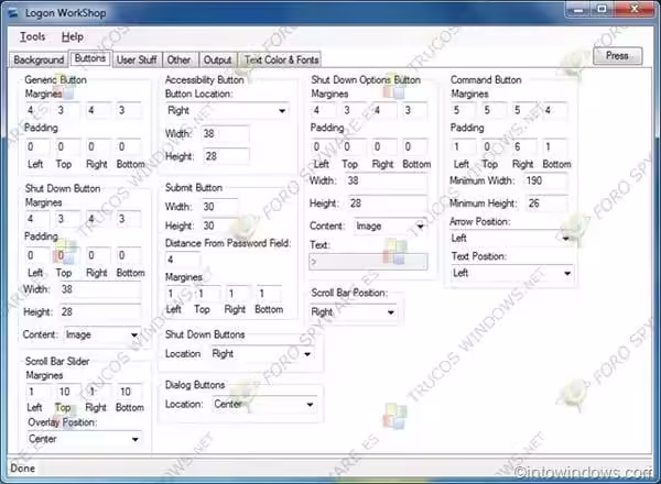 Personalizar inicio de sesión Windows 7