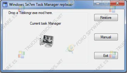 Reemplaza archivos del sistema Windows Sev7en File Replacer 