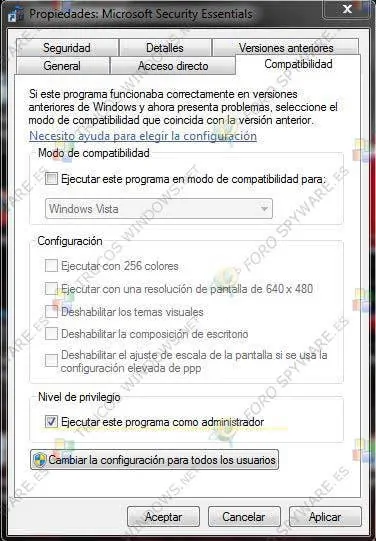 Ejecutar programa como administrador en Windows 7