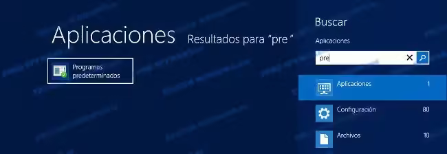 Programas predeterminados para abrir un archivo