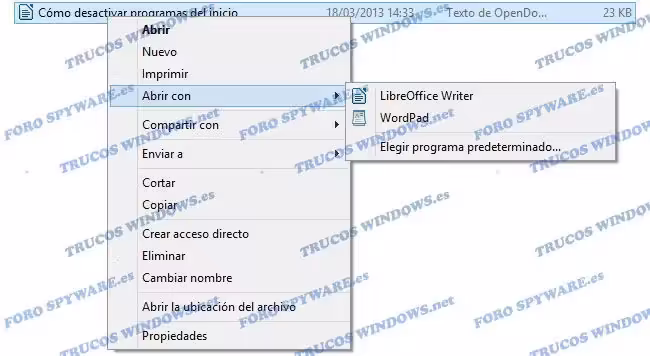  opción Abrir con