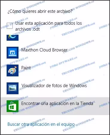  opción de buscar en la tienda de aplicaciones